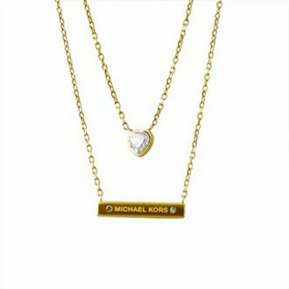 michael kors layered necklace